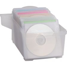 Compucessory CD/DVD Sleeves Storage Box | OfficeSupply.com