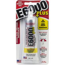 E6000 Multipurpose Adhesive | 4-Pack Of 0.18oz Tubes | Clear Strong Glue For Crafts, Repair | 5 Min Adjust Time