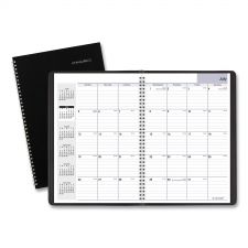 AT-A-GLANCE DayMinder Academic Monthly Planner, 7 7/8 x 11 7/8, Black ...