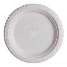 Highmark ECO Sugarcane Paper Plates, 9", White, Pack Of 50 ...