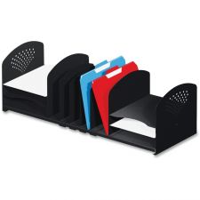 Safco Combination Rack with Vertical Compartment & 6 Trays ...