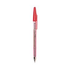 Pilot Better Ballpoint Pen, Stick, Fine 0.7 mm, Red Ink, Translucent ...