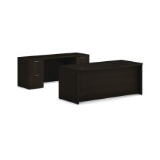 HON Mod Executive Workstation | Desk, Credenza, 2 Box Drawers / 3 File ...