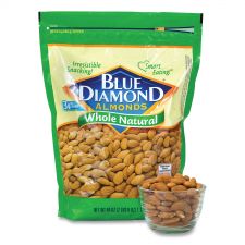 Blue Diamond Whole Natural Almonds, 40 oz Resealable Bag | OfficeSupply.com