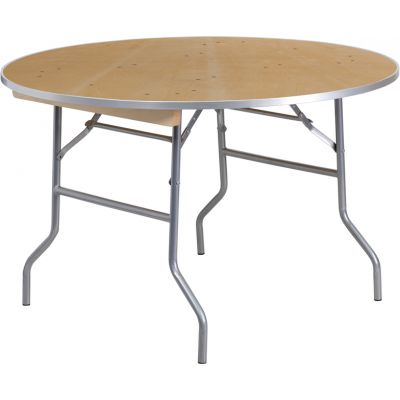 FHFXA48BIRCHMGG - Flash Furniture Unfinished Wood folding table
