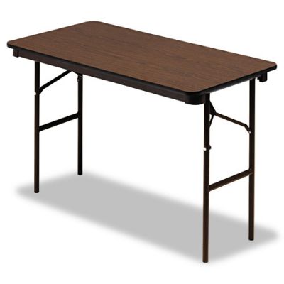 ICE55304 - Iceberg Economy Wood Laminate Rectangular Folding Table