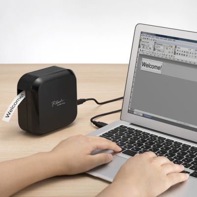 Brother P-touch CUBE Plus PT-P710BT Versatile Label Maker with