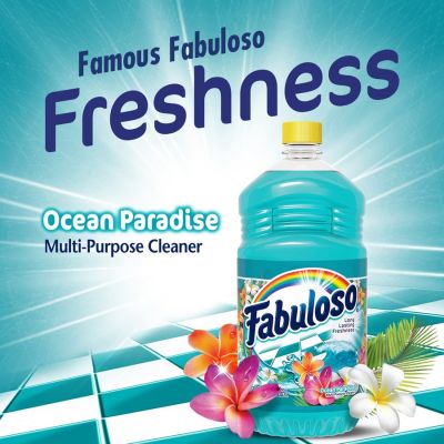 Fabuloso Multi-use Cleaner, Ocean Paradise Scent, 22 oz Bottle, 12
