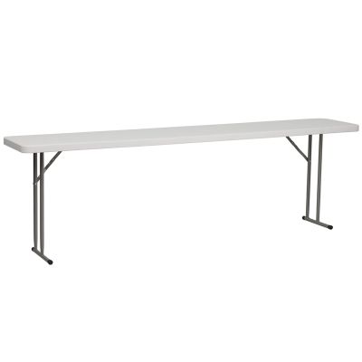 FHFRB1896GG - Flash Furniture White Plastic folding table FHFRB1896GG - Flash Furniture White Plastic folding table
