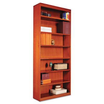 ALEBCS78436MC - Alera Square Corner 7-Shelf Wood Veneer Bookcase