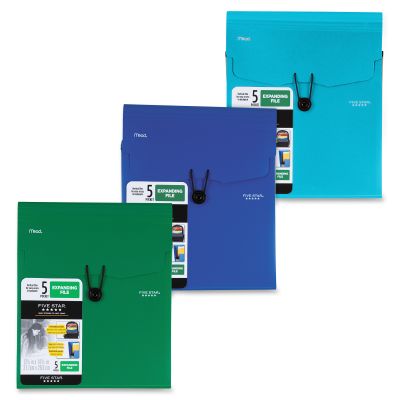 Folder 5/Folder+Folder 5 COMPLETE BOX〈完… Five Star 5-Pocket Expanding File - MEA35176 | OfficeSupply.com