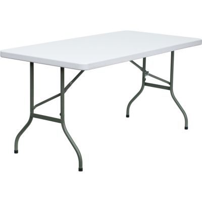 FHFDADYCZ152GG - Flash Furniture White Plastic folding table FHFDADYCZ152GG - Flash Furniture White Plastic folding table