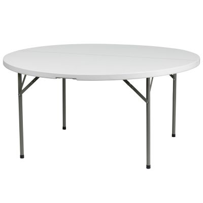 FHFDADYCZ154GWGG - Flash Furniture 60'' Round Granite White Plastic Folding Table (DAD-YCZ-154-GW-GG) FHFDADYCZ154GWGG - Flash Furniture 60'' Round Granite White Plastic Folding Table (DAD-YCZ-154-GW-GG)