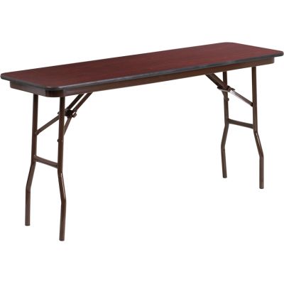FHFYT1860MELWALGG - Flash Furniture 18 x 60 Walnut Folding Table