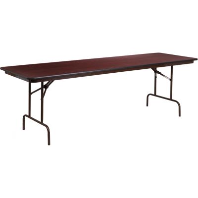 FHFYT3096MELWALGG - Flash Furniture 30 x 96 Walnut Folding Table FHFYT3096MELWALGG - Flash Furniture 30 x 96 Walnut Folding Table