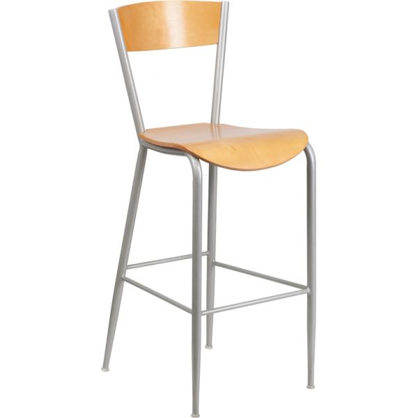 FHFXUDG60218NATGG Flash Furniture Invincible Series Barstool