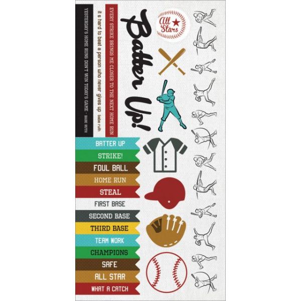 NOTM436121 Game On! Cardstock Stickers 6"X12"