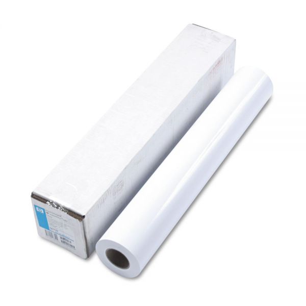 HEWQ6574A HP Designjet Large Format Instant Dry Gloss Photo Paper, 24" x 100 ft., White