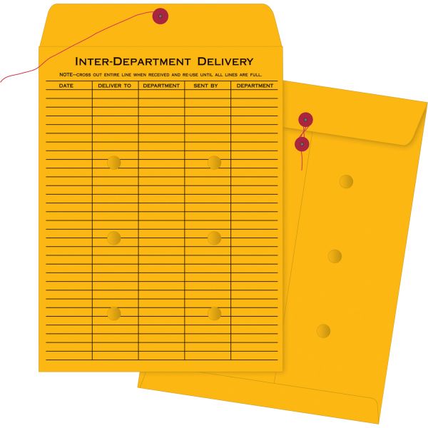 BSN04546 Business Source Ruled Interdepartmental Envelopes