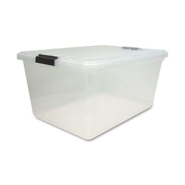 IRS100051 Iris Clear Storage Boxes with Lids