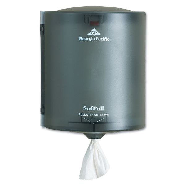 GPC58204 Georgia Pacific Professional Center Pull Hand Towel Dispenser, 9 1/4w x 8 3/4d x 11 1/2h, Smoke