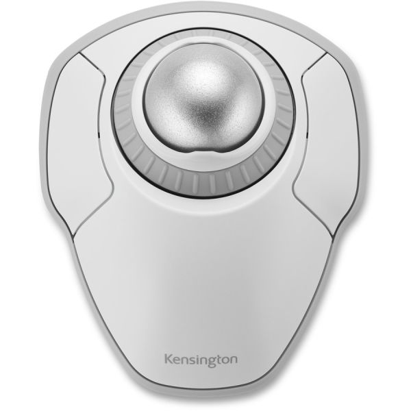 Kensington Orbit Wireless Trackball with Scroll Ring - White