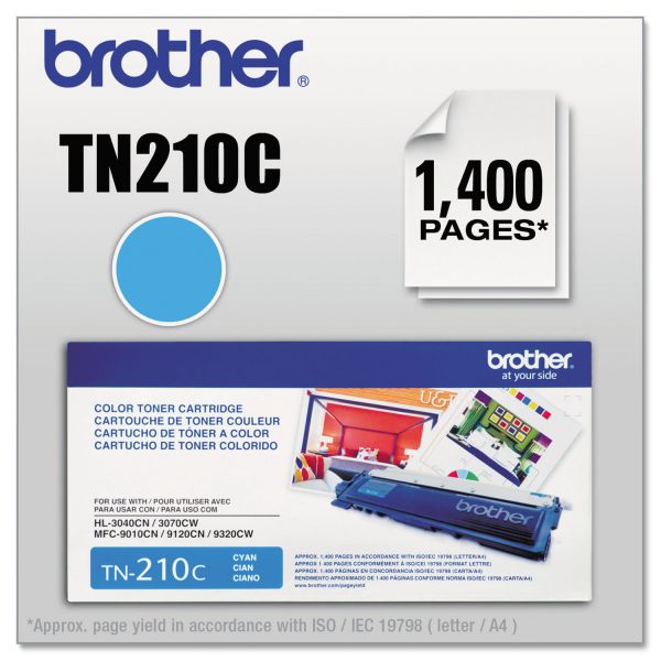 BRTTN210C Brother TN210C Toner, Cyan