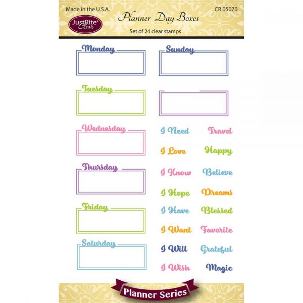 NOTM370518 Justrite Papercraft Clear Stamps 4"X6"