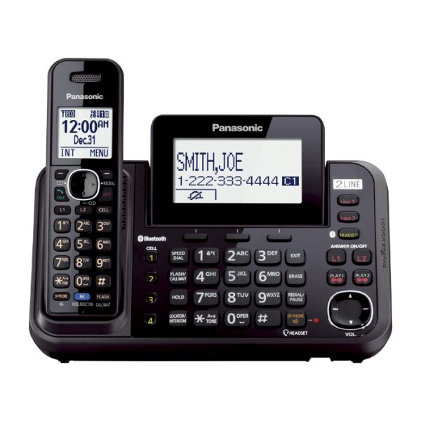 Black AT/&T EL52315 DECT 6.0 Cordless Phone Silver