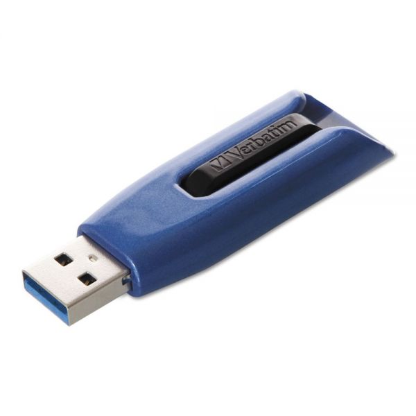 VER49806 Verbatim V3 Max USB 3.0 Drive, 32GB, Blue