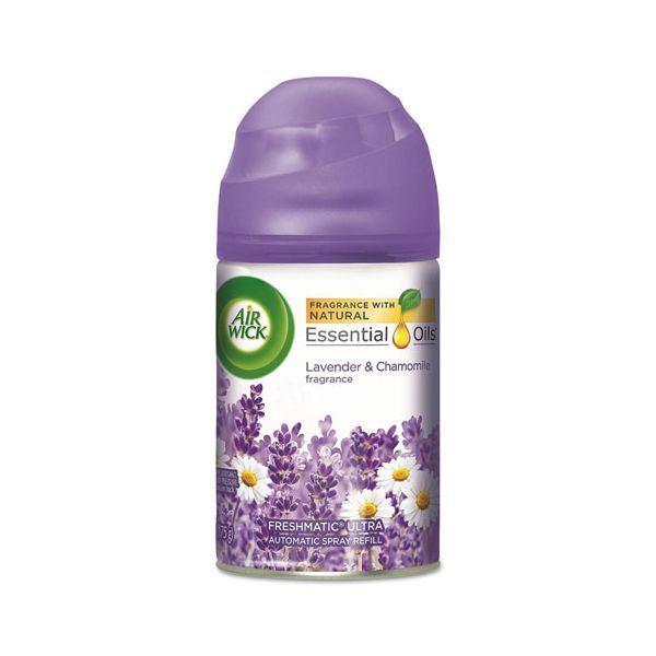 RAC77961 Air Wick Freshmatic Ultra Automatic Spray Refill, Lavender/Chamomile, Aerosol, 6.17 oz
