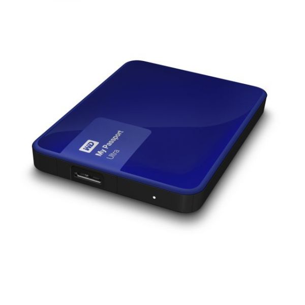 SYNX4190927 WD My Passport Ultra 1TB USB 3.0 Secure portable drive with auto backup Nobile Blue