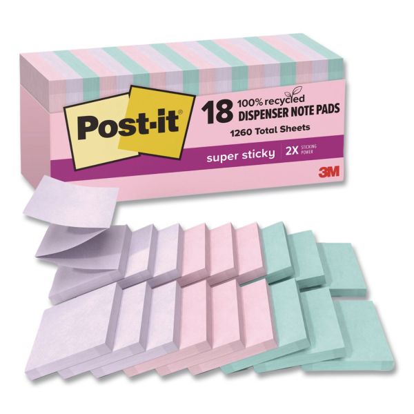 Pop Up Notes Class Post-it Pop-up Notes Super Sticky Recycled Pop-up Notes in Wanderlust ...
