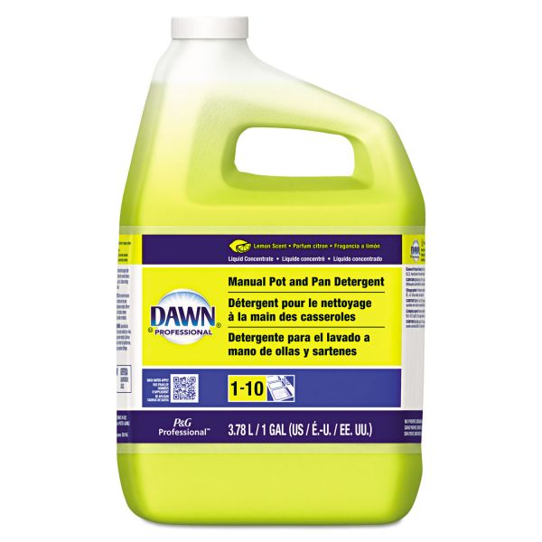 PGC57444CT Dawn Professional Manual Pot & Pan Dish Detergent, Lemon, 4/Carton
