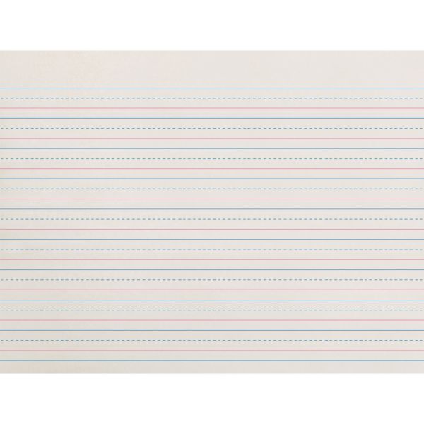 PACZP2612 Zaner-Bloser Broken Midline Newsprint Ream