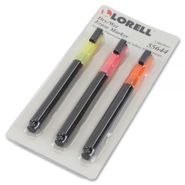 LLR55644 Lorell Dry/Wet Erase Markers