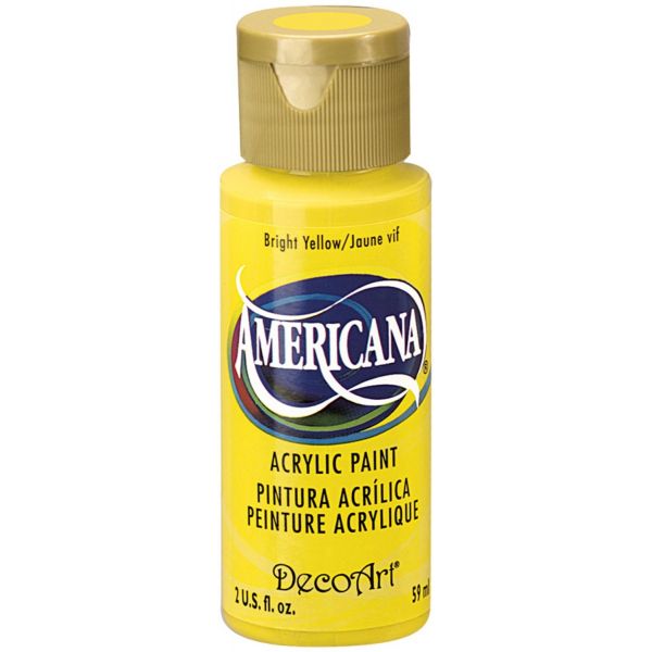 NOTM245021 Deco Art Americana Bright Yellow Acrylic Paint