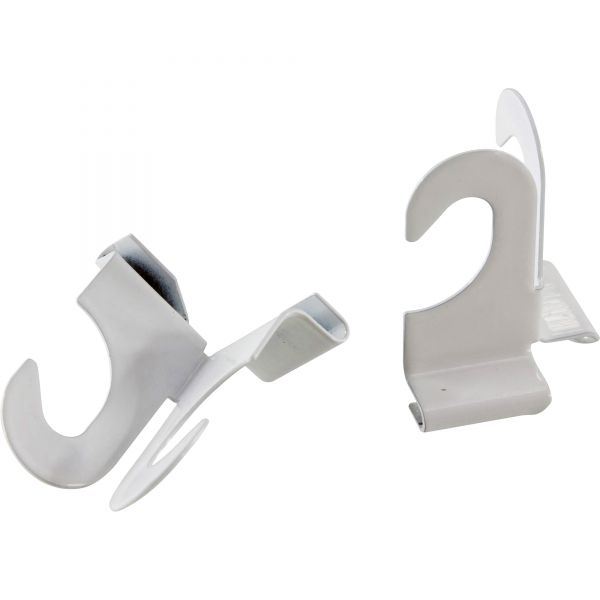 BAU54510 Baumgartens Suspended Ceiling Hooks 2 Pack WHITE