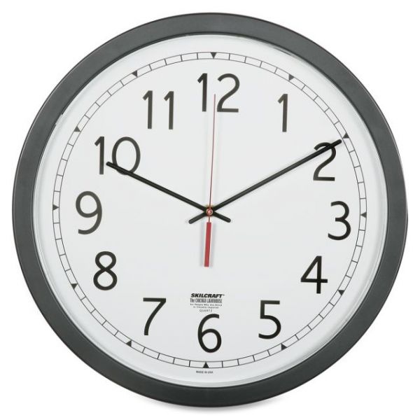 NSN6238824 SKILCRAFT Round Workstation Wall Clock