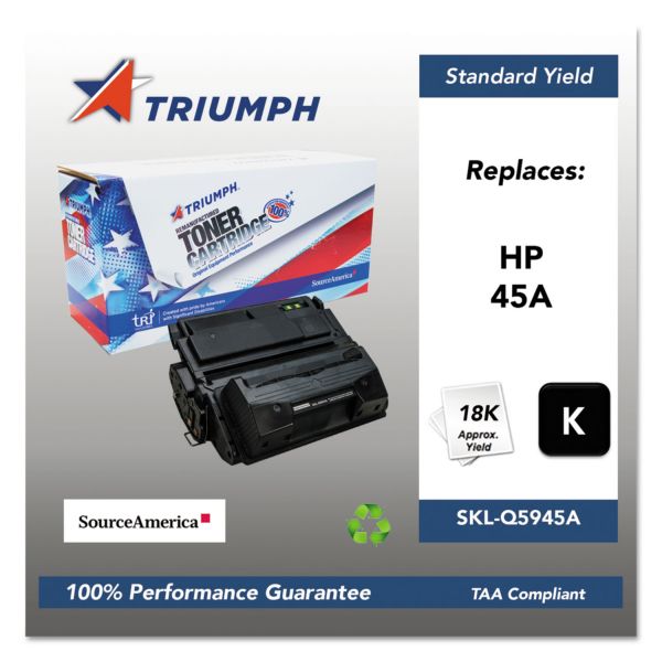 SKLQ5945A Triumph 751000NSH0356 Remanufactured Q5945A (45A) Toner, Black