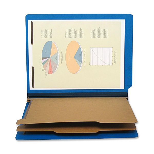 SJPS60433 SJ Paper 6-part 2-1/4" Exp Classification Folders