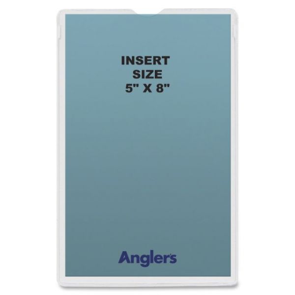 ANG1452P50 Anglers Self-Stick Crystal Clear Poly Envelopes