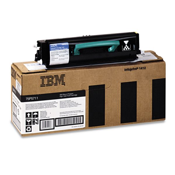 IFP75P5711 InfoPrint Solutions Company 75P5711 High-Yield Toner, 6000 Page-Yield, Black