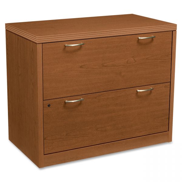 HON11563ACHH HON Valido 11500 Series Two-Drawer Lateral File, 36w x 20d x 29 1/2h, Bourbon Cherry