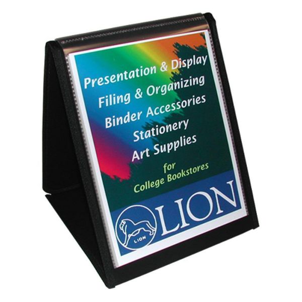 LIO39009 Lion Flip-N-Tell Display Easel Binder