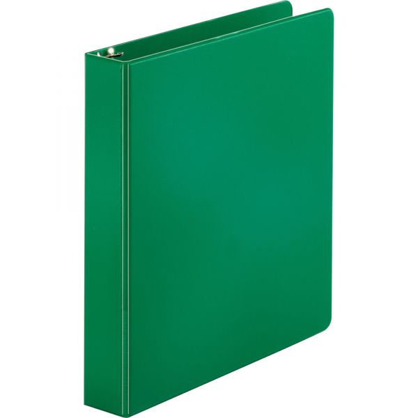 SPR03404 Sparco 1 1/2" 3-Ring Binder, Letter Size, Round Ring, Green