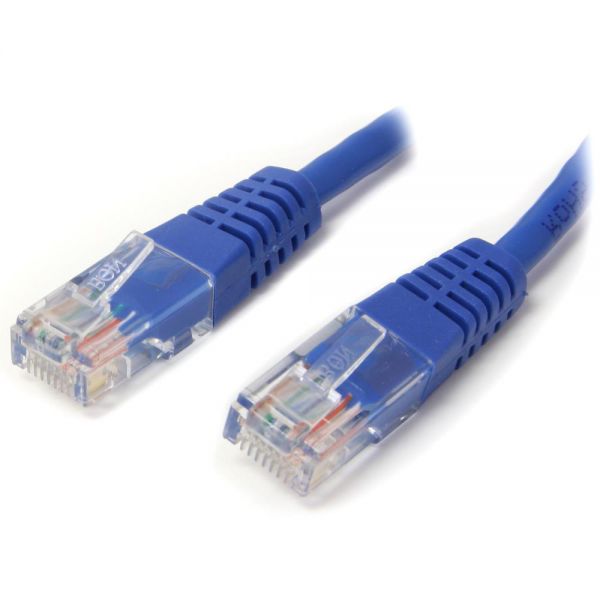 SYNX2476713 StarTech.com 50ft Blue Molded Cat5e UTP Patch Cable