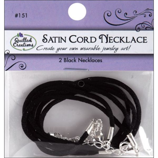 NOTM479113 Necklace Cording 16" W/2" Extenders 2/Pkg