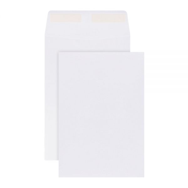 Universal 40104 6.5 X 9.5 Gummed Catalog Envelope - White (500/BX) New