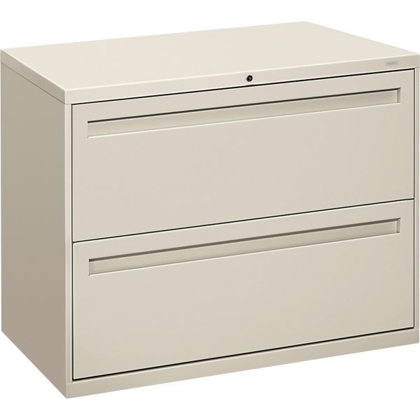 HON782LQ HON 700 Series Two-Drawer Lateral File, 36w x 19-1/4d, Light Gray